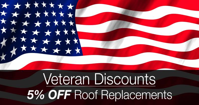 veteran discounts roof replacements greensboro nc